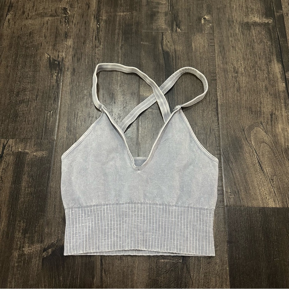 FREE PEOPLE Good Karma V Neck Crop